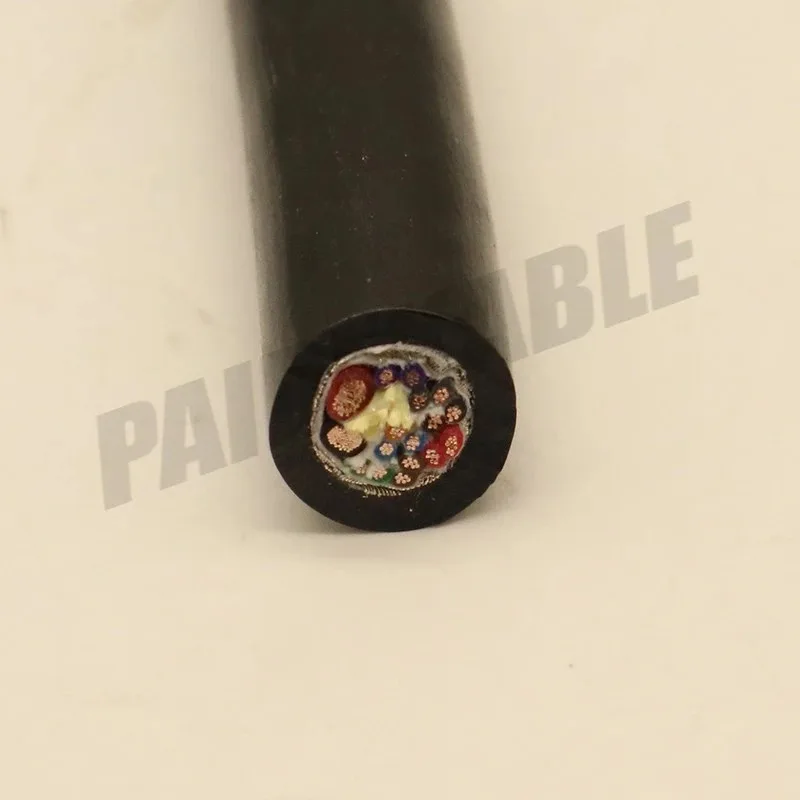PDK80301-TS Underwater Umbilical Cable, 2x1.0 mm2 + 8x2x0.2 mm2, TPU Sheath, 10.5 mm