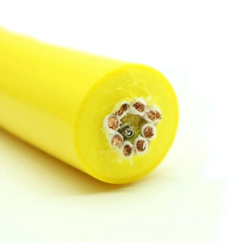 PDK81600-8×2.0+2SMF-150KG-DJ Double-Sheathed ROV Optoelectric Cable, OD 24.3 mm