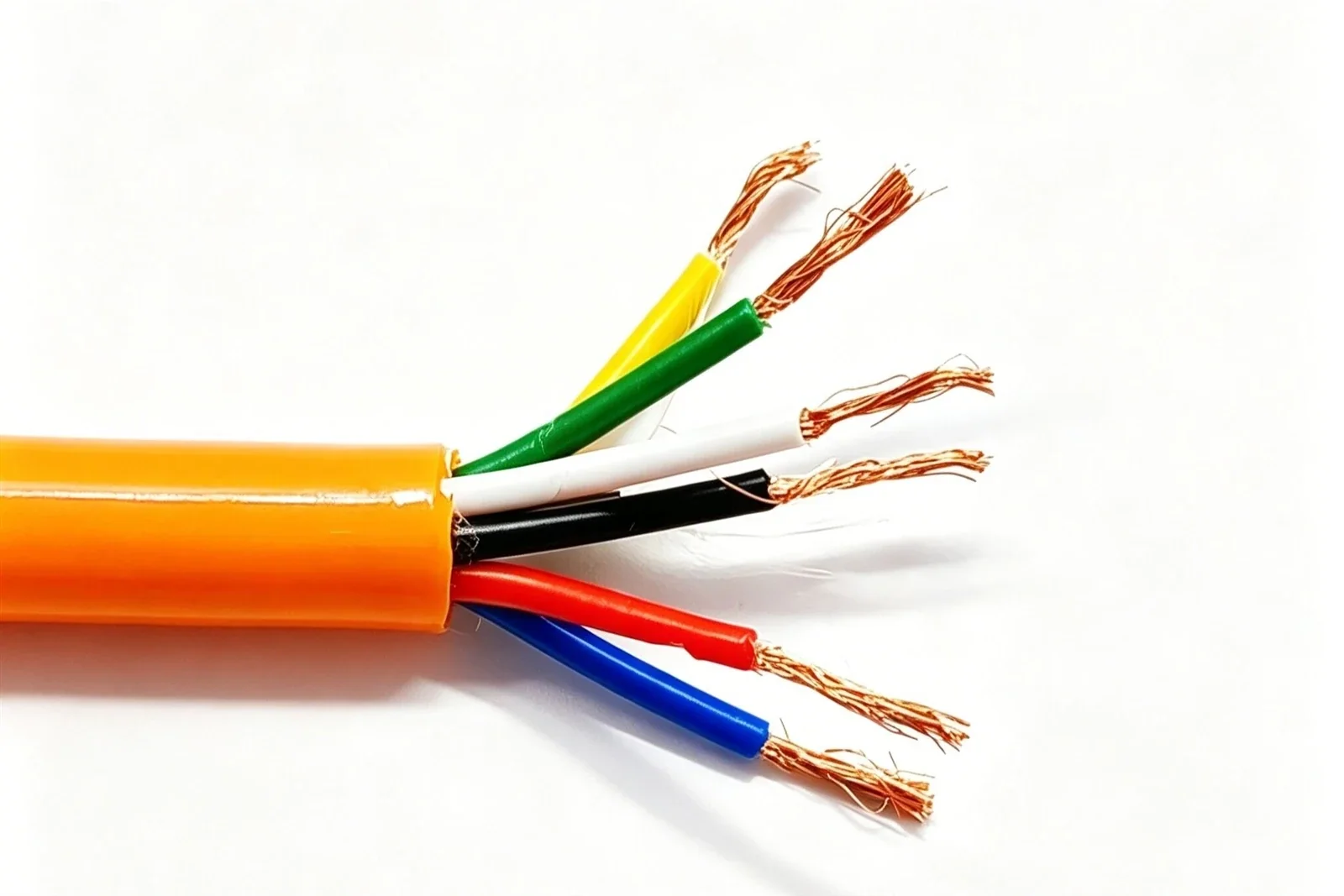 Zero-Buoyancy Cable 2×0.5mm² + 2×1 SMF, Double Sheath, Foamed TPU, 9mm, 100kg