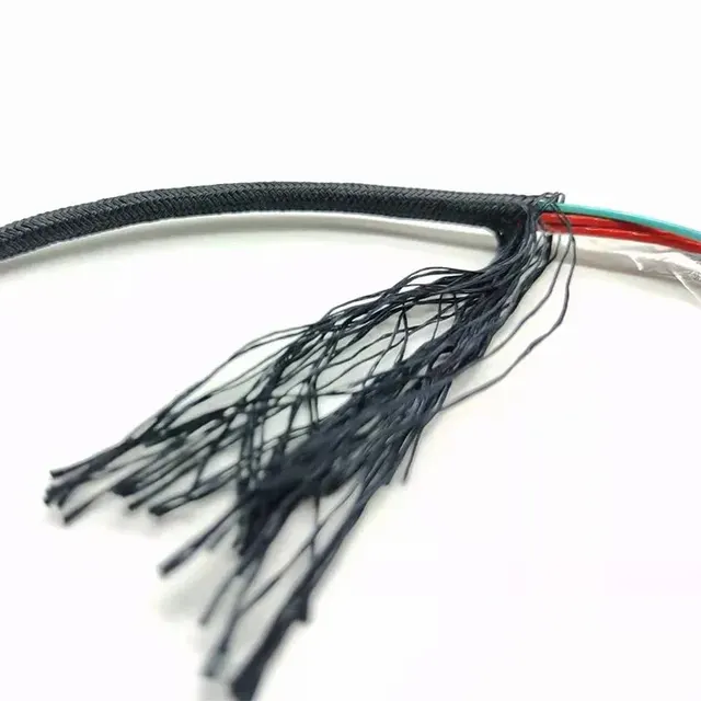 PDK41300-2×18AWG+4SMF Tethered Drone Cable, Hybrid Power and Fibre, OD 5.2 mm