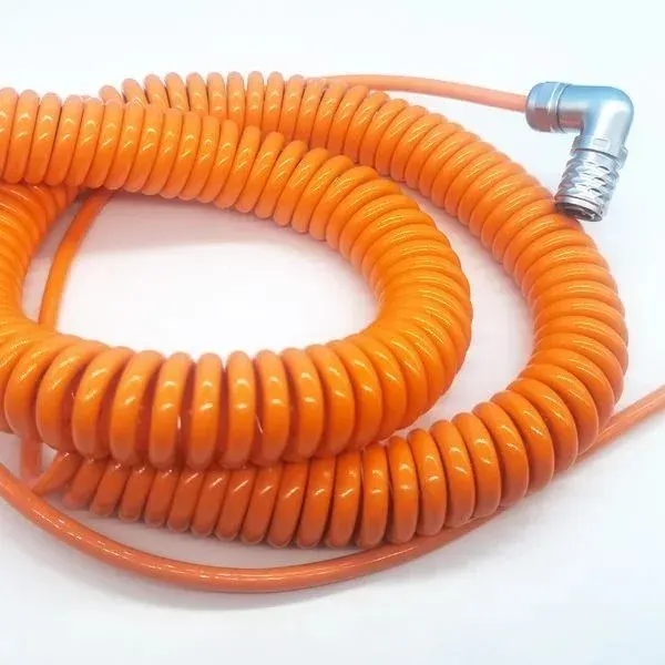 3-Core 0.75 mm² (18AWG) Custom Spiral Spring Cable with SF1214/P Connector
