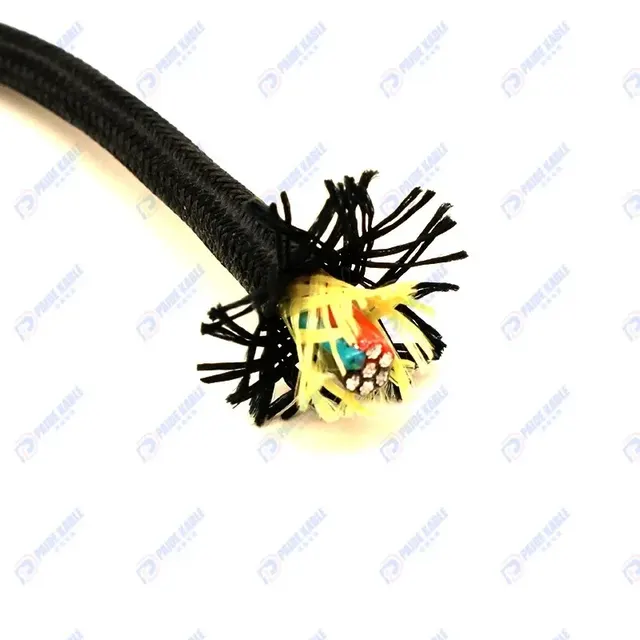 PDK41300-6×18AWG+4SMF Tethered Drone Cable 5.2 mm