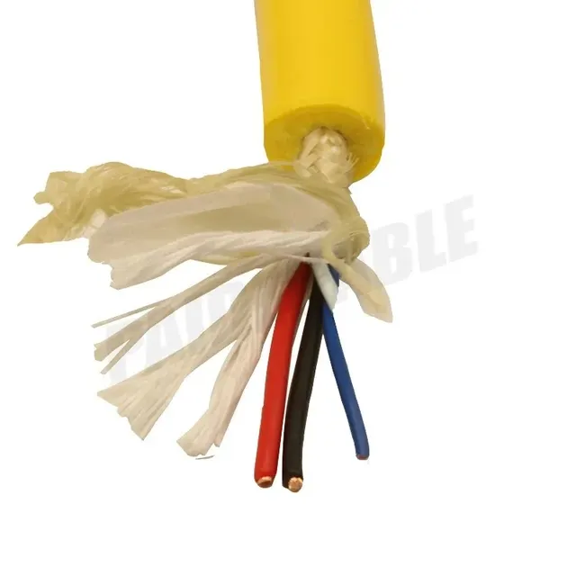 PDK81602 2×1.0 mm² + 1×2×0.5 mm² Neutrally Buoyant ROV Cable, 14.0 mm